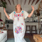 The Delilah Embroidered Cotton Dress