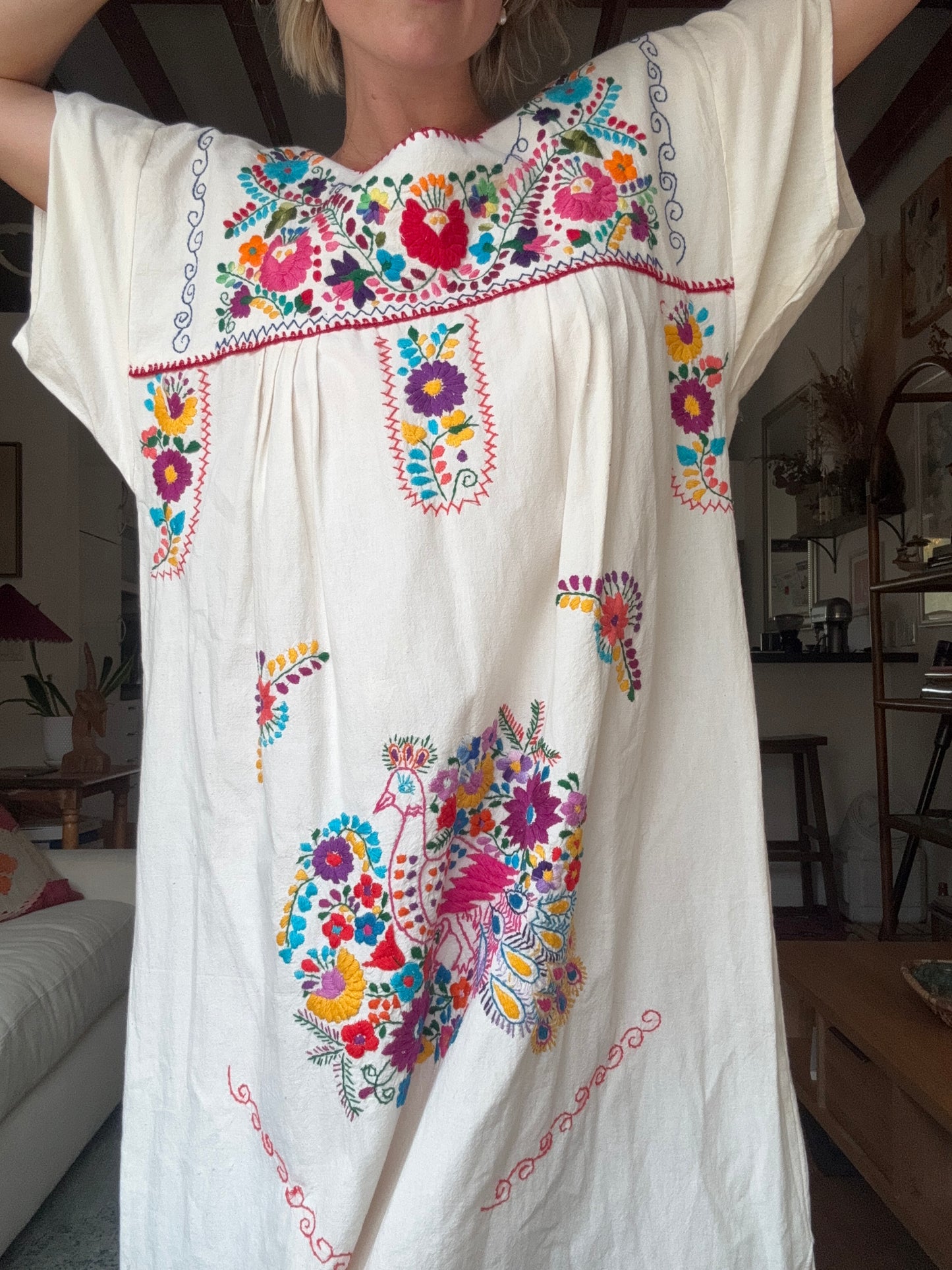 The Delilah Embroidered Cotton Dress