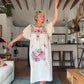 The Delilah Embroidered Cotton Dress