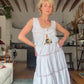 The Clara Antique French Cotton Skirt