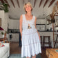The Clara Antique French Cotton Skirt