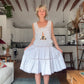 The Clara Antique French Cotton Skirt