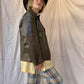 The Brenda 1970s Vintage Moto Jacket