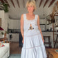 The Clara Antique French Cotton Skirt
