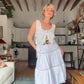 The Clara Antique French Cotton Skirt