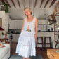The Clara Antique French Cotton Skirt