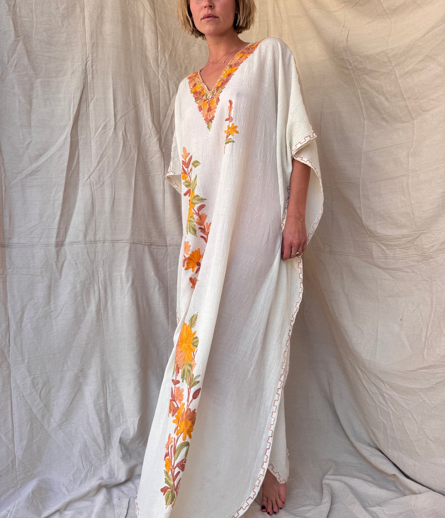 The Florence Embroidered Kaftan