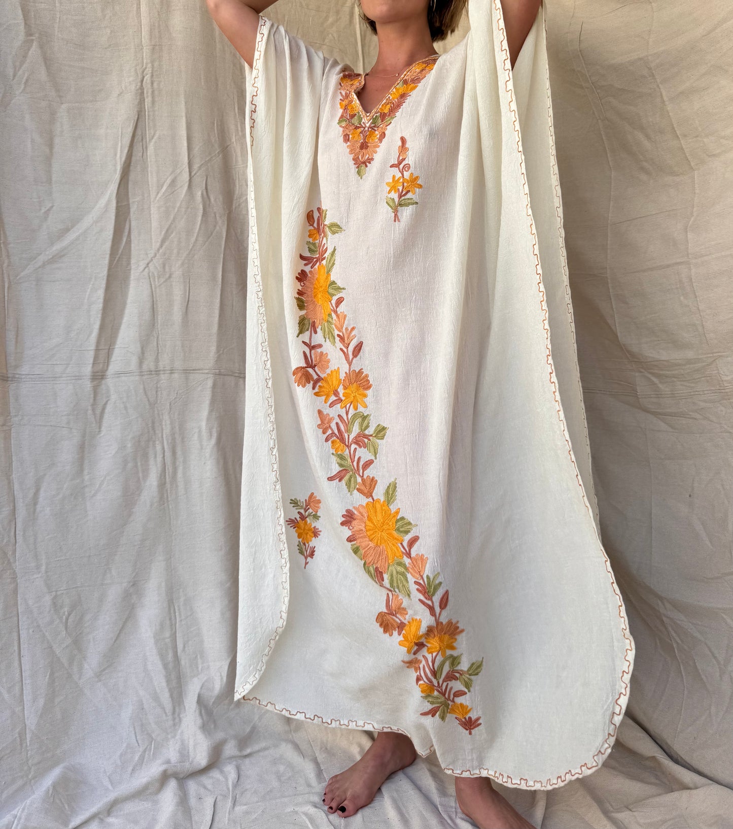 The Florence Embroidered Kaftan