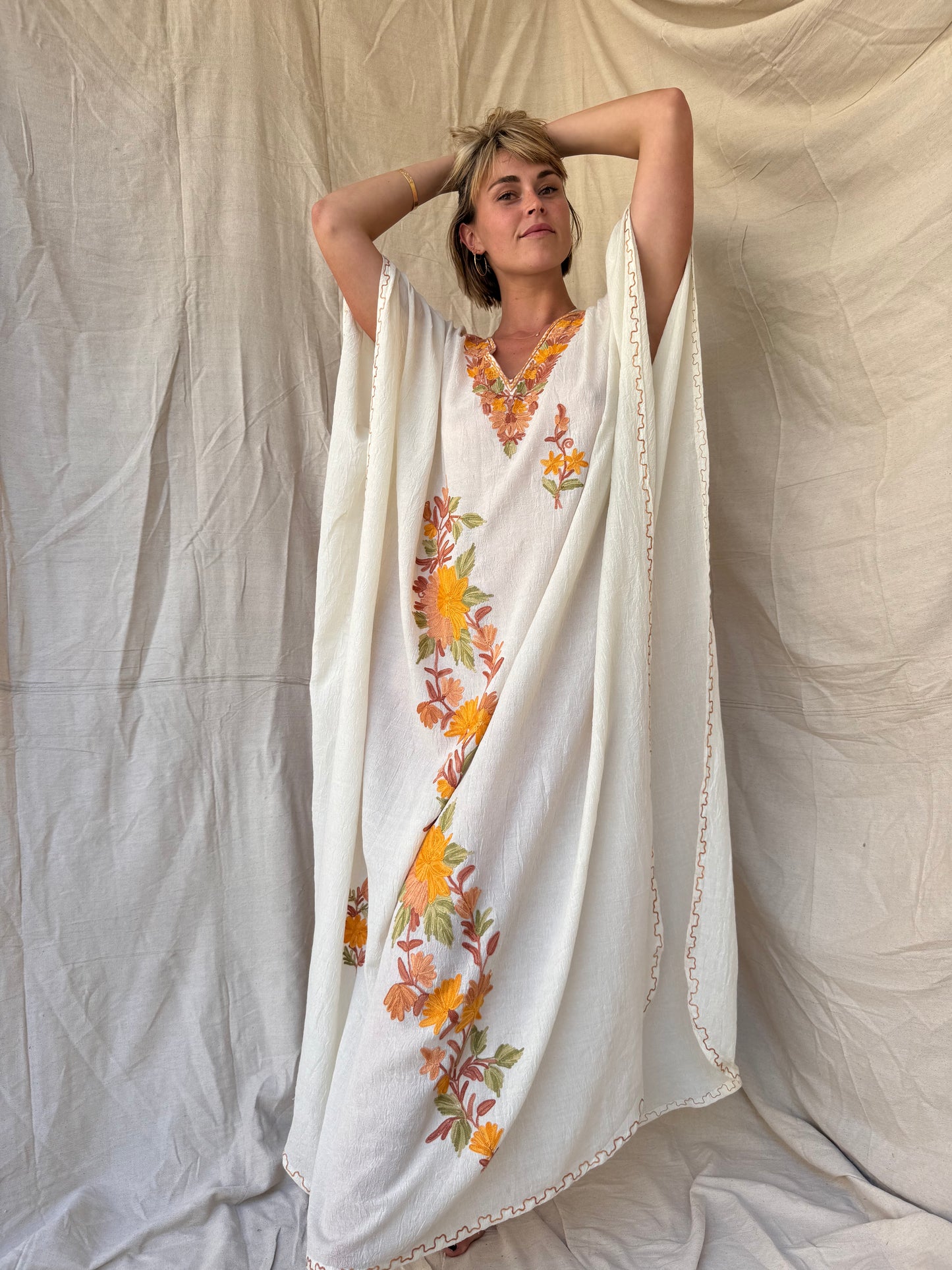 The Florence Embroidered Kaftan