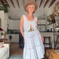 The Clara Antique French Cotton Skirt
