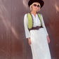 The Claudia 1960s Suede Leather Vest
