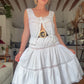 The Clara Antique French Cotton Skirt