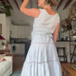 The Clara Antique French Cotton Skirt