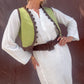The Claudia 1960s Suede Leather Vest
