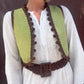 The Claudia 1960s Suede Leather Vest