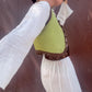 The Claudia 1960s Suede Leather Vest