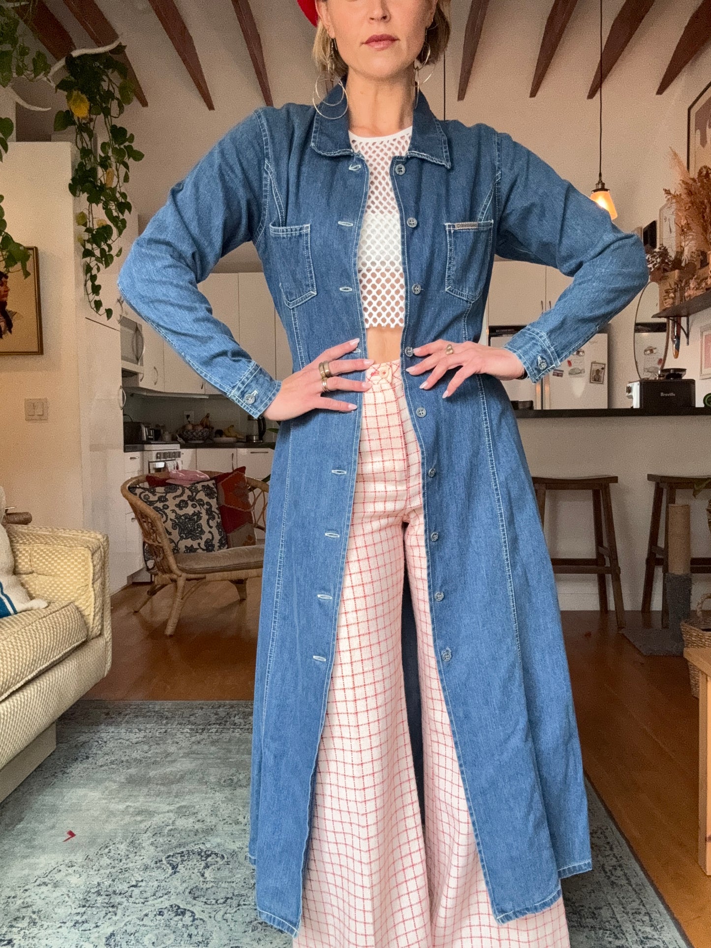 The Calvin Klein Jean Duster