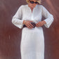 The Simone 1970s Indian Gauze Dress