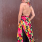 The Anastasia 1990s Halter Jumpsuit