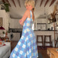 The Iris 1940s Handmade Plaid Dress