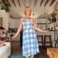 The Iris 1940s Handmade Plaid Dress