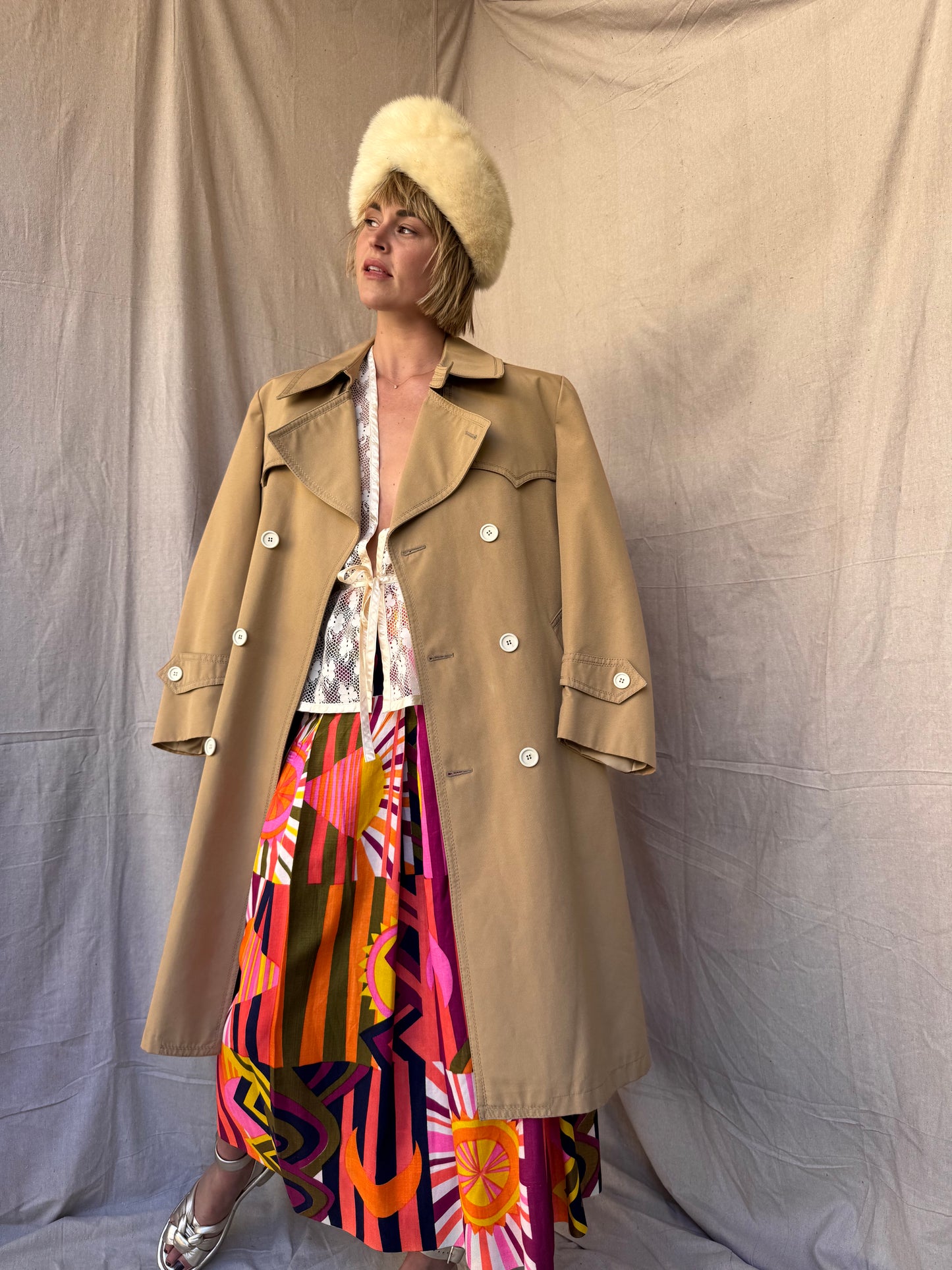 The Quinn Vintage Trench Coat