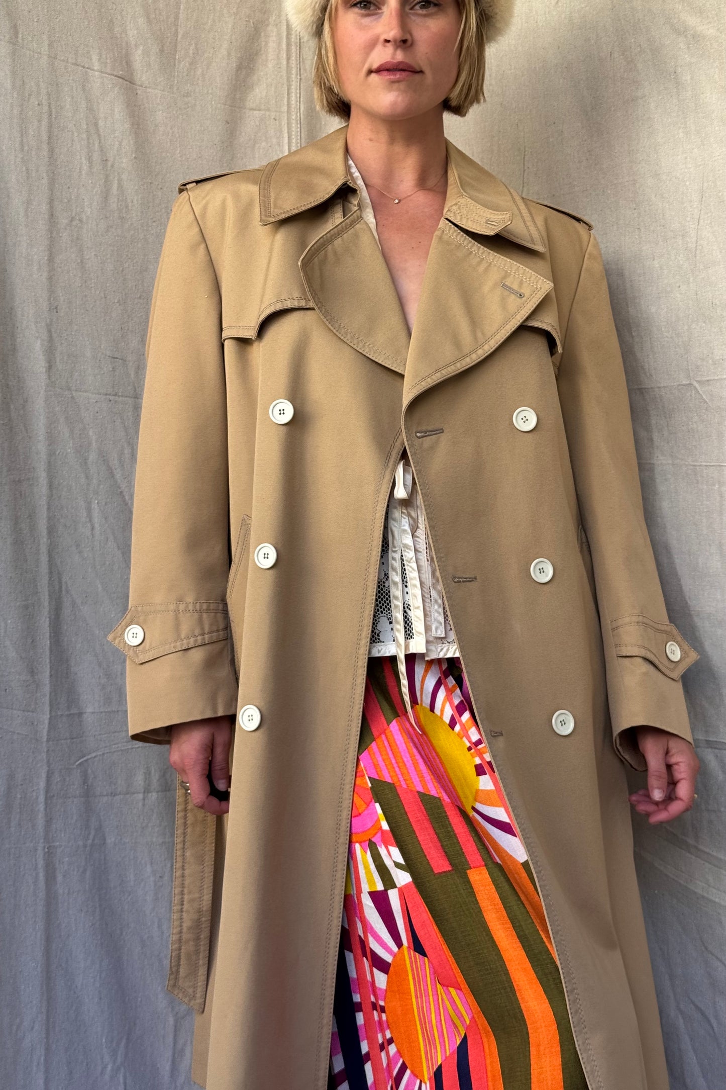 The Quinn Vintage Trench Coat