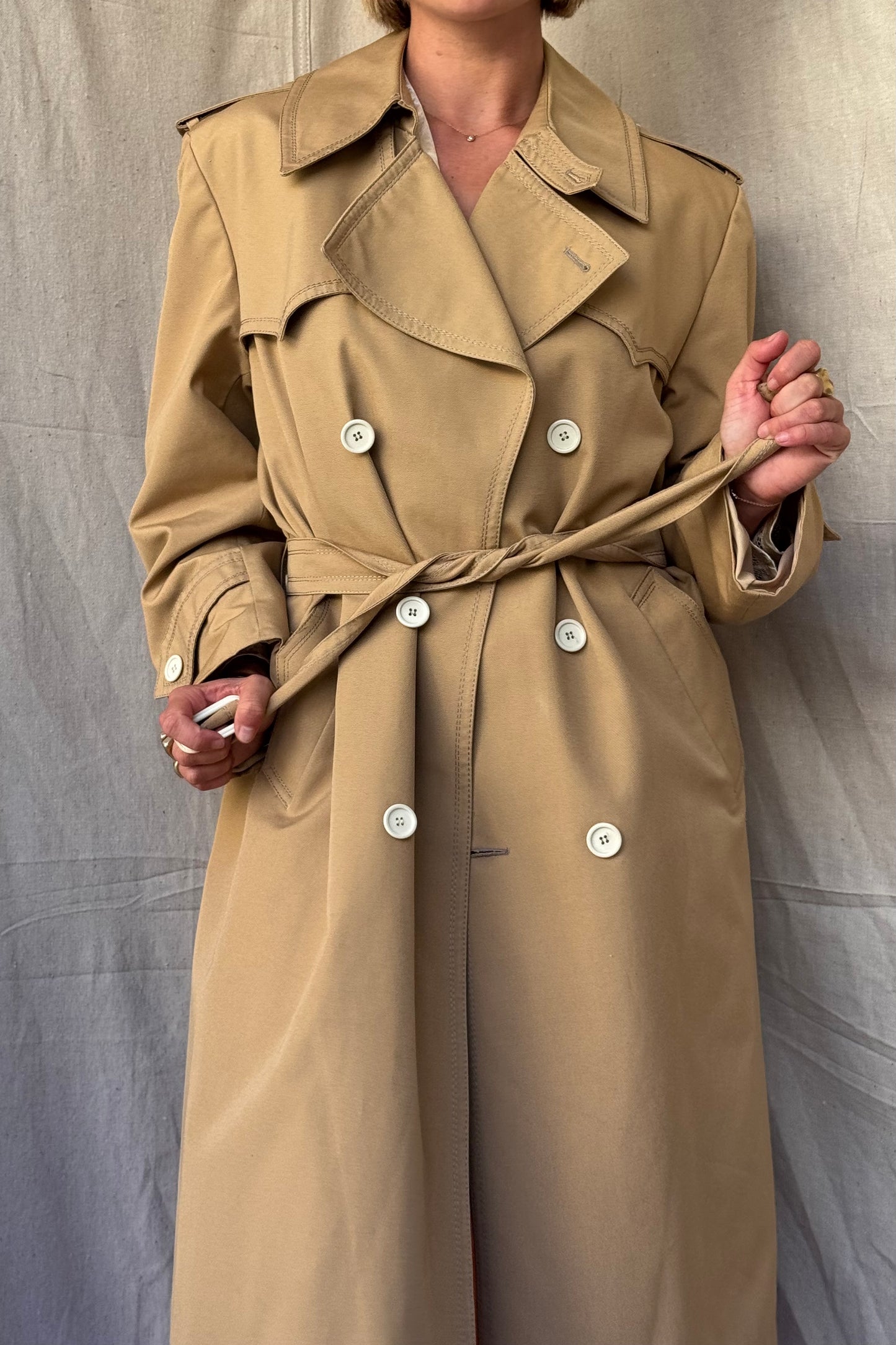 The Quinn Vintage Trench Coat