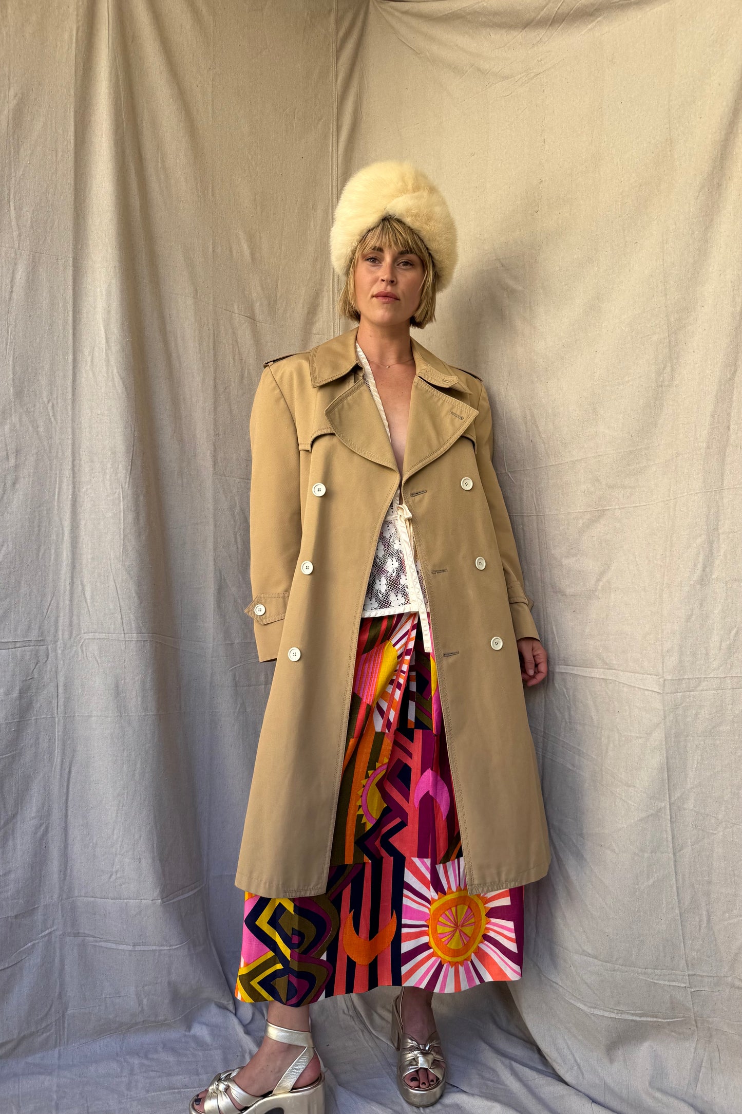 The Quinn Vintage Trench Coat