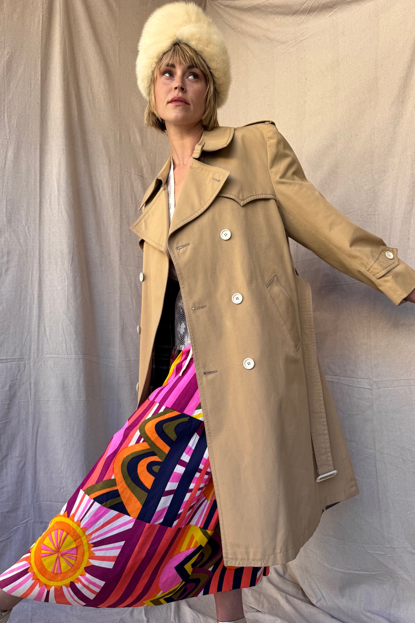 The Quinn Vintage Trench Coat