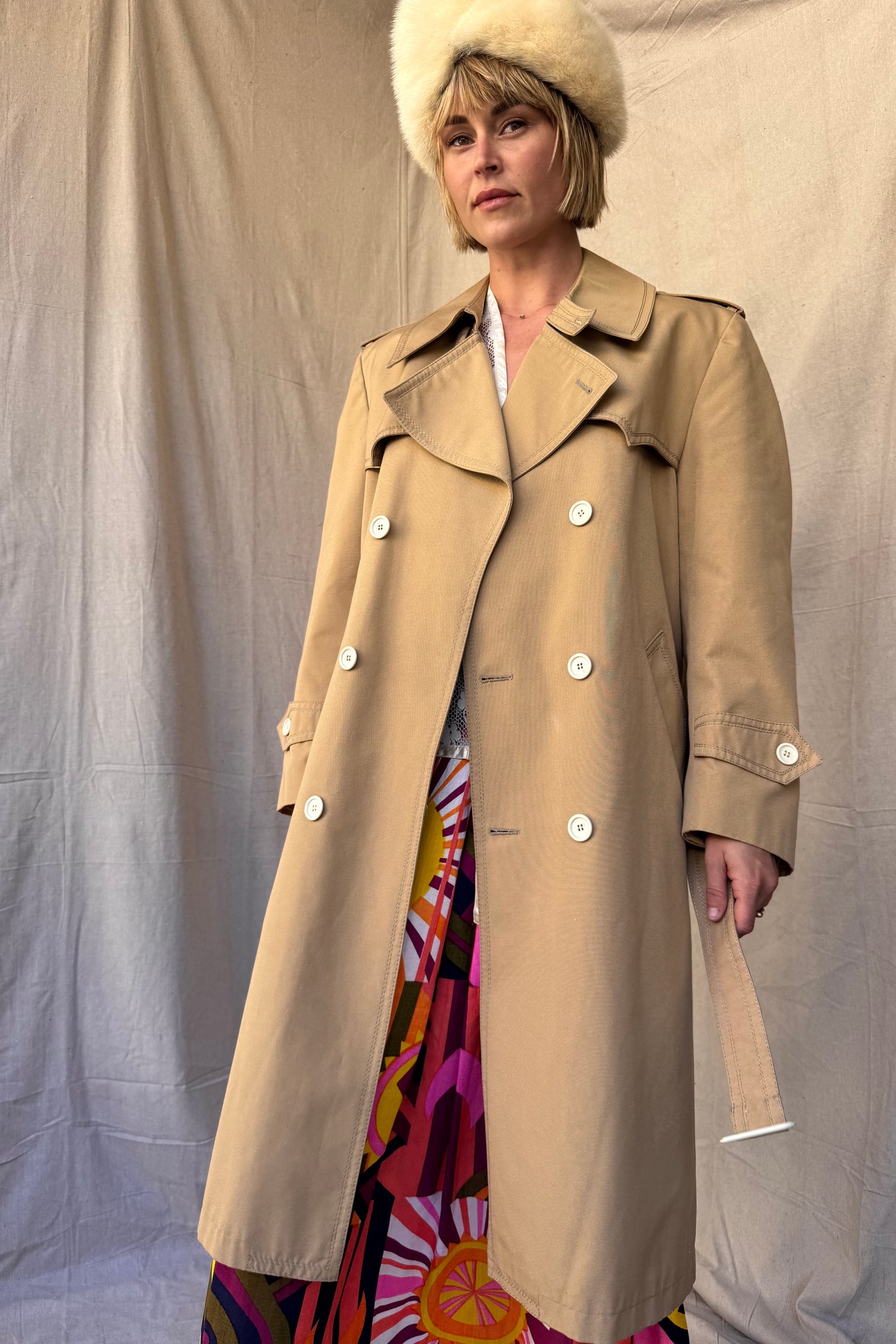 The Quinn Vintage Trench Coat