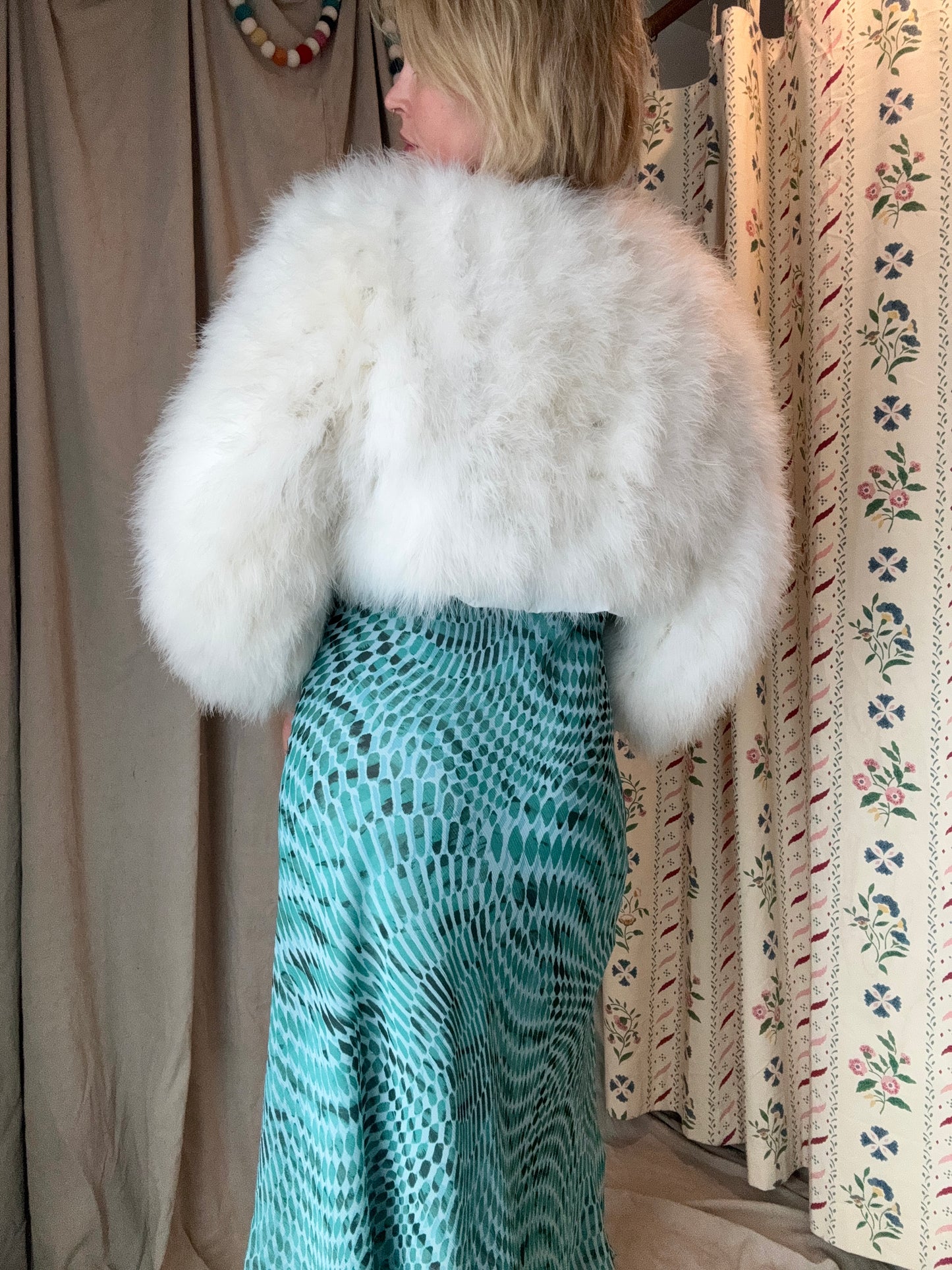 The Ines Marabou Feather Coat