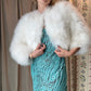The Ines Marabou Feather Coat