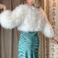 The Ines Marabou Feather Coat
