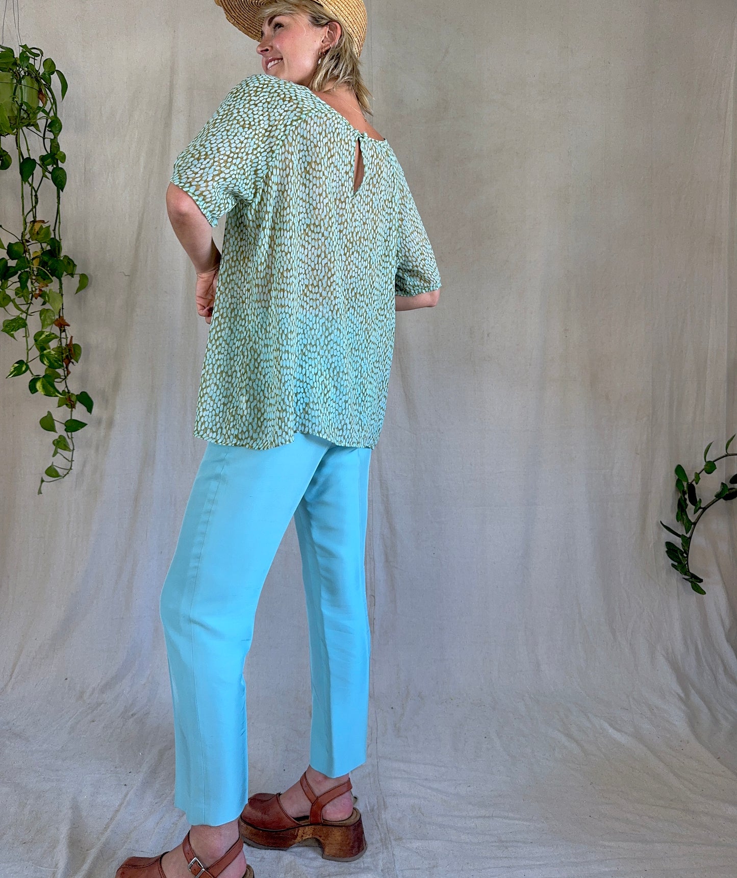 The Gigi Speckled Blouse