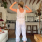 The Eileen Antique Cotton Bloomer Romper