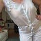 The Eileen Antique Cotton Bloomer Romper