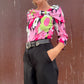 The Veronica Y2K Floral Blouse