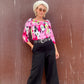 The Veronica Y2K Floral Blouse