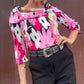 The Veronica Y2K Floral Blouse