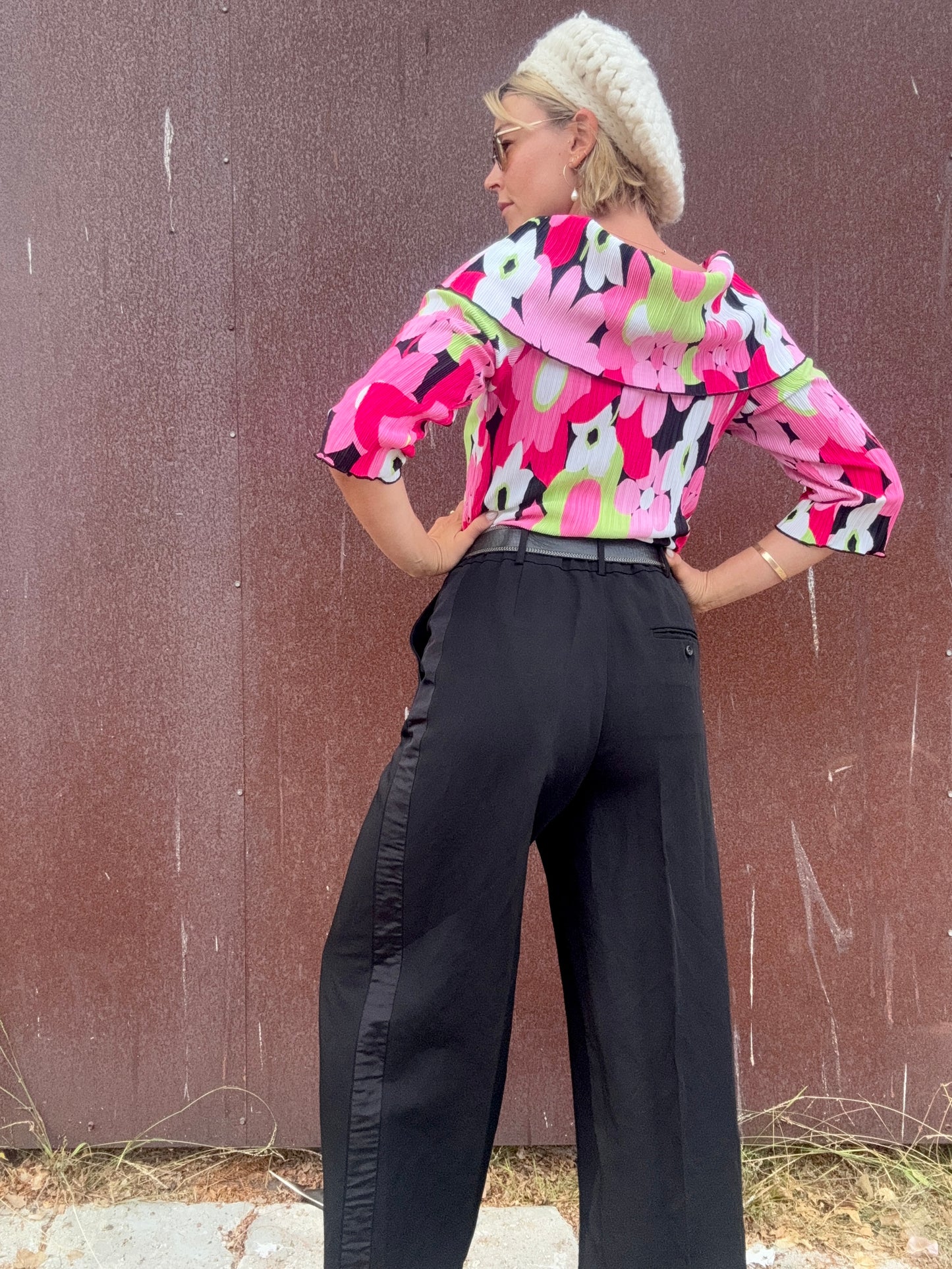The Veronica Y2K Floral Blouse