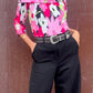 The Veronica Y2K Floral Blouse