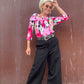 The Veronica Y2K Floral Blouse