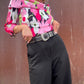 The Veronica Y2K Floral Blouse