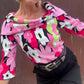 The Veronica Y2K Floral Blouse