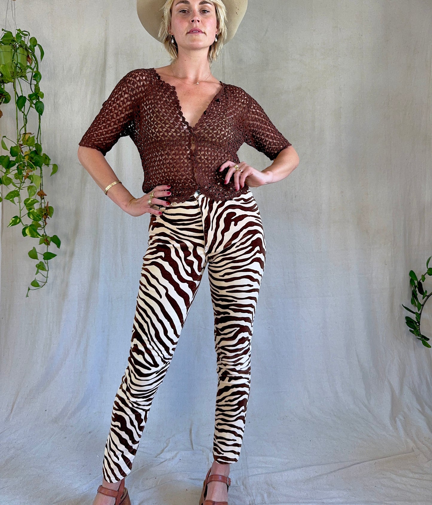 The Robyn 1990s Crocheted Top