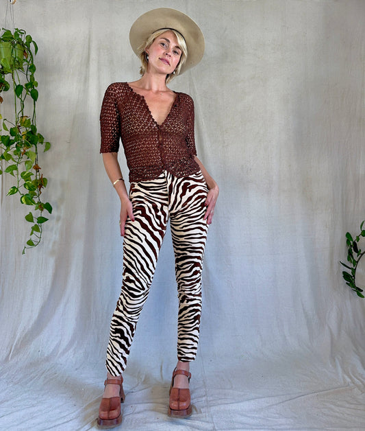 The Robyn 1990s Crocheted Top