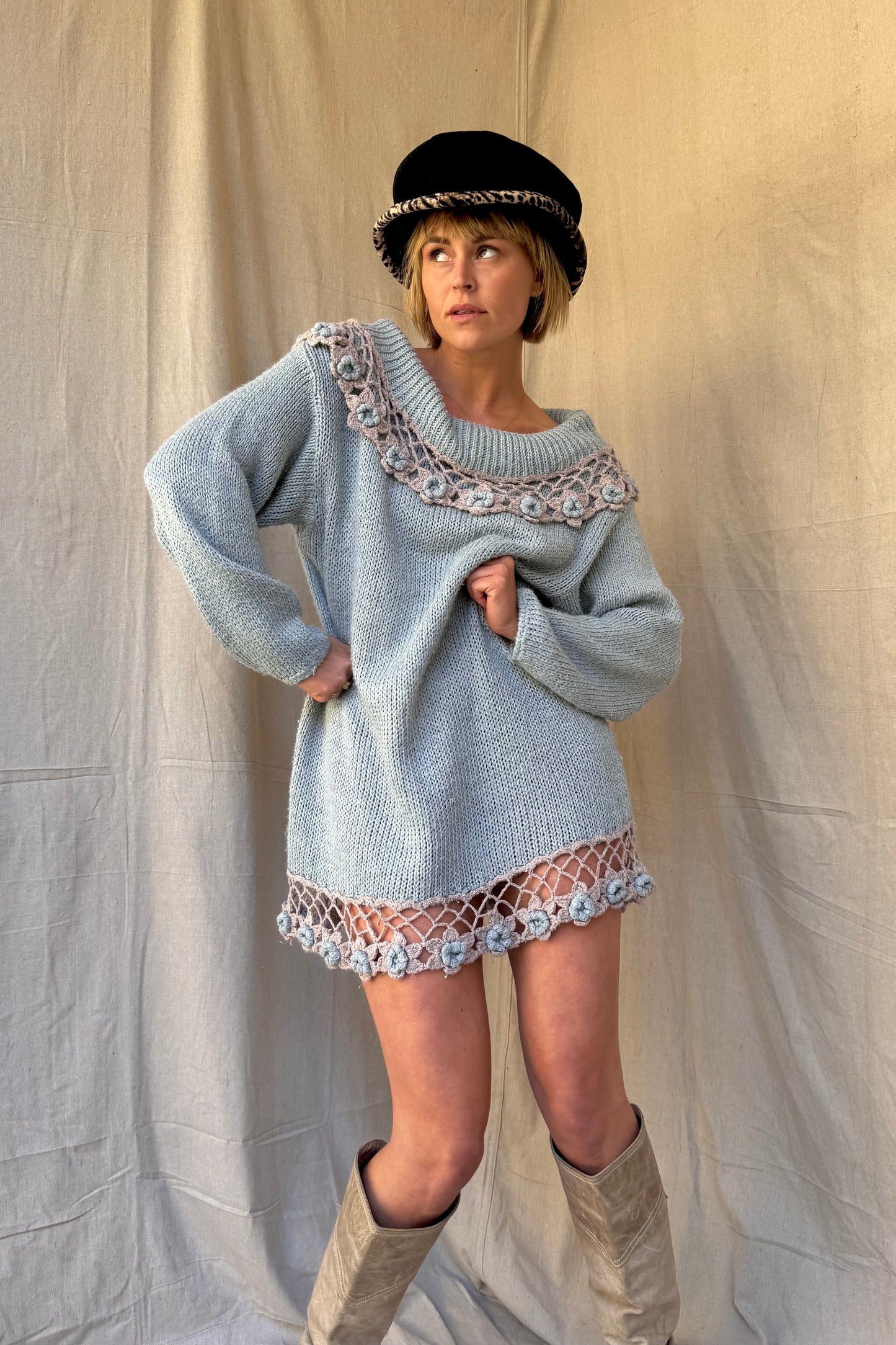 The Amelia 1990s Knit Tunic