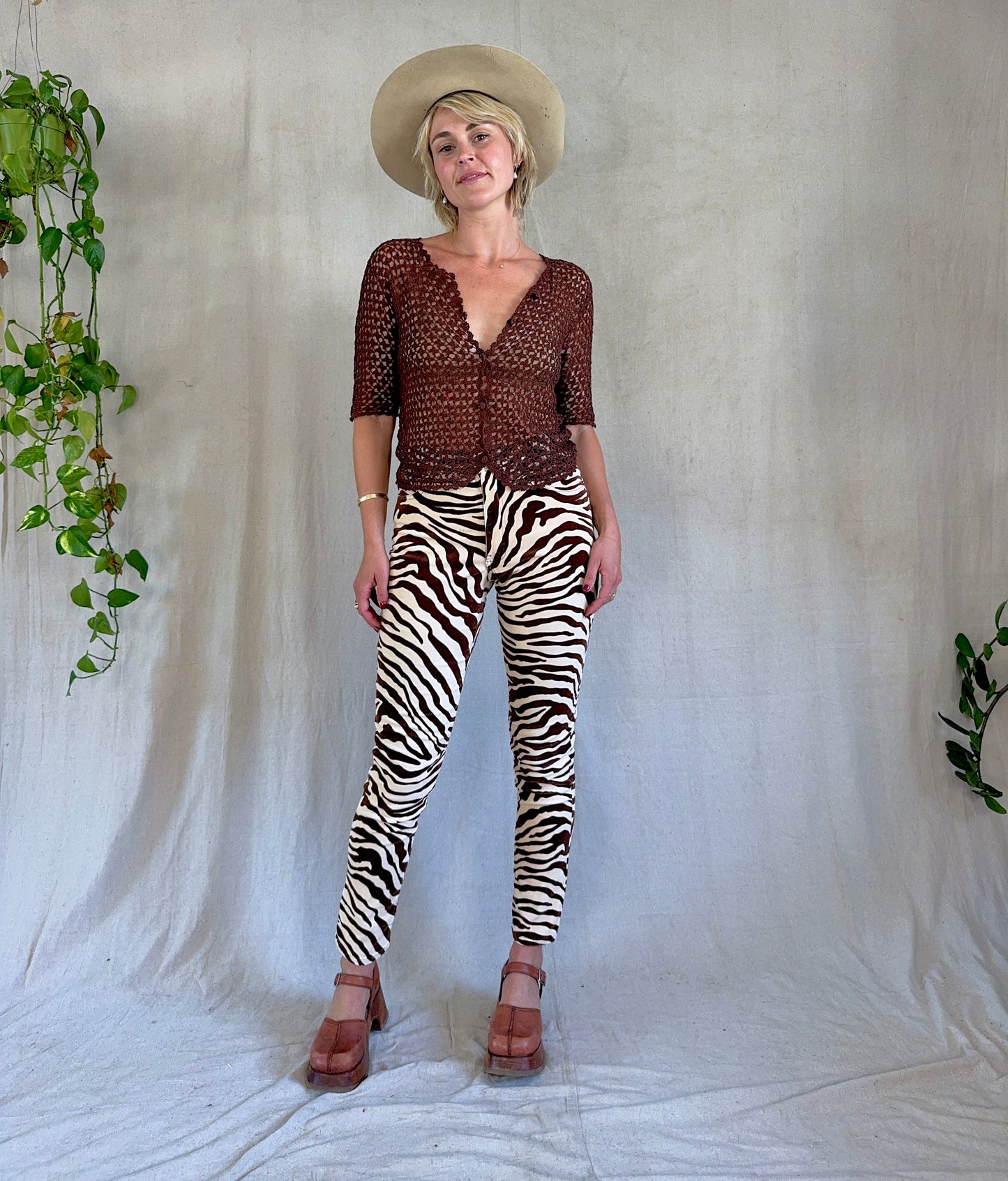 The Robyn 1990s Crocheted Top