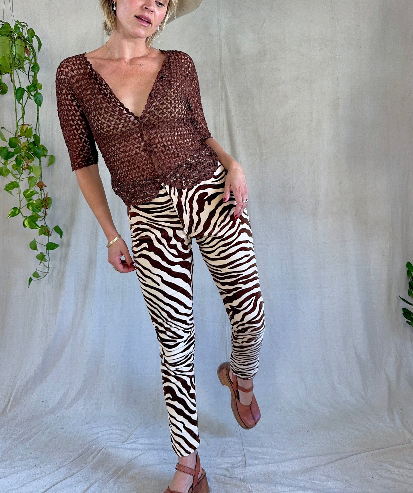 The Robyn 1990s Crocheted Top
